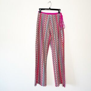 NEW Trina Turk Adaire Side Slit Beach Coverup Retro Pants Size Small